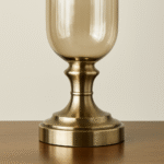Light luxury retro glass and metal vase - Image 3