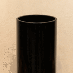 Elegant black simple glass vase - Image 3