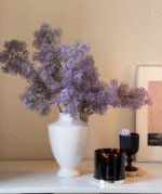 Plain white ceramic vase - Image 3