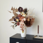 Dusk Brown and Pink Simulated Bouquet